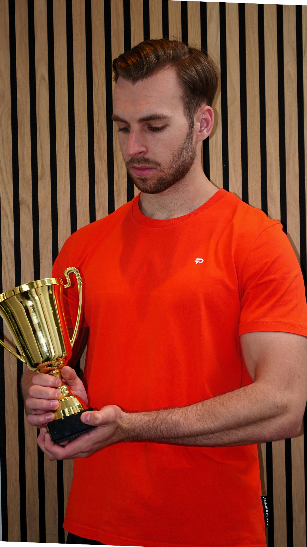 Basic Powerfully Tee Blazing Orange