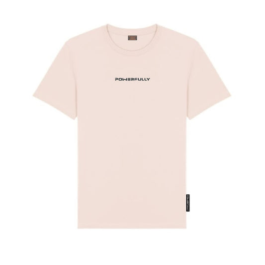 Powerfully geborduurd shirt pink