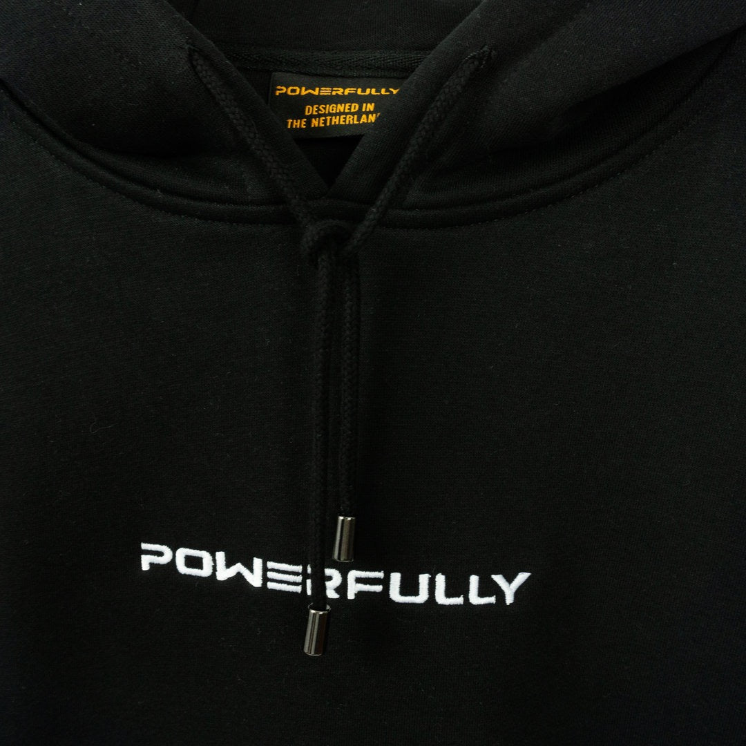 Powerful Galaxy Hoodie Black Blue